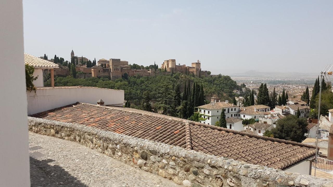 Villa Cueva Albaicín Granada avec vue sur l'Alhambra Extérieur photo