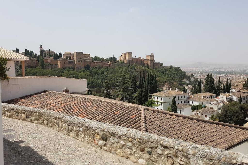 Villa Cueva Albaicín Granada avec vue sur l'Alhambra Extérieur photo